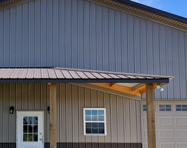 Metal roofing siding post frame pole barn manufacturer